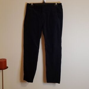 Vince black micro ribbed corduroy pants size 8